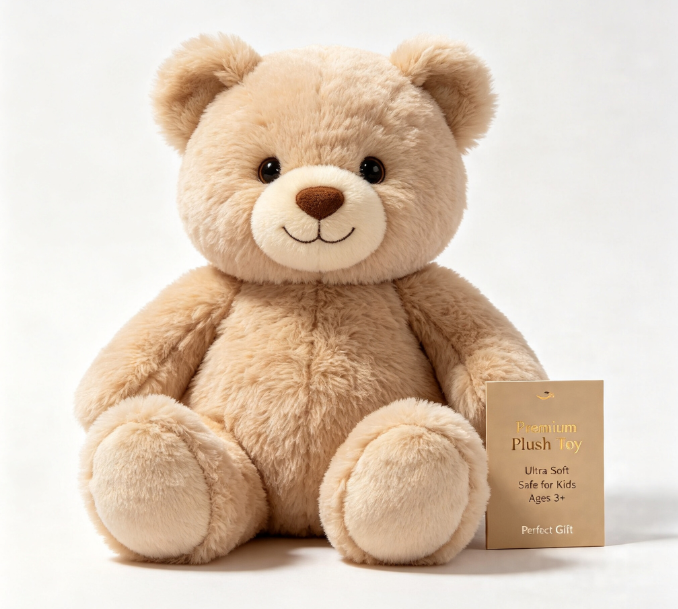Soft Plush Teddy Bear, Premium Stuffed Animal Toy for Kids, Ultra Soft Cuddly Gift for Boys, Girls, Toddlers & Baby, Birthday & Holiday Present