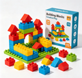 Kids Building Blocks Set, 100 PCS STEM Educational Construction Toy, Creative Learning Bricks for Boys & Girls Ages 3-8, Safe ABS Plastic Gift